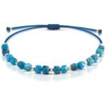 Bransoletka apatyt pozłacana