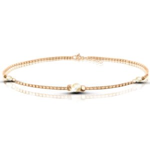 Bransoletka pozłacana z cytrynem