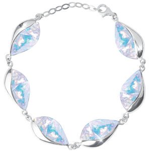 Srebrna bransoletka z opalem