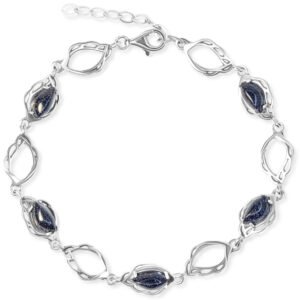 Srebrna bransoletka noc kairu