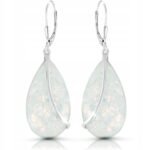 Kolczyki z opalem srebrne