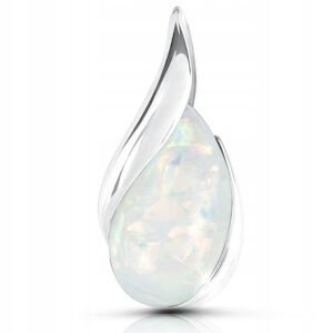 Srebrny wisiorek z opalem