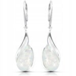 Kolczyki srebrne z opalem