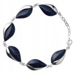 Bransoletka noc kairu srebrna