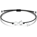 Bransoletka nieskończoność srebrna