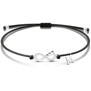 Bransoletka nieskończoność srebrna