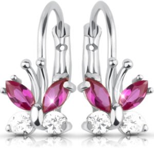 Kolczyki dla dziewczynki srebro 925