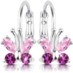 Kolczyki srebrne motylki