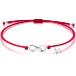 Bransoletka srebrna znak nieskończoności