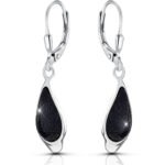 Noc Kairu kolczyki srebrne wiszące 925